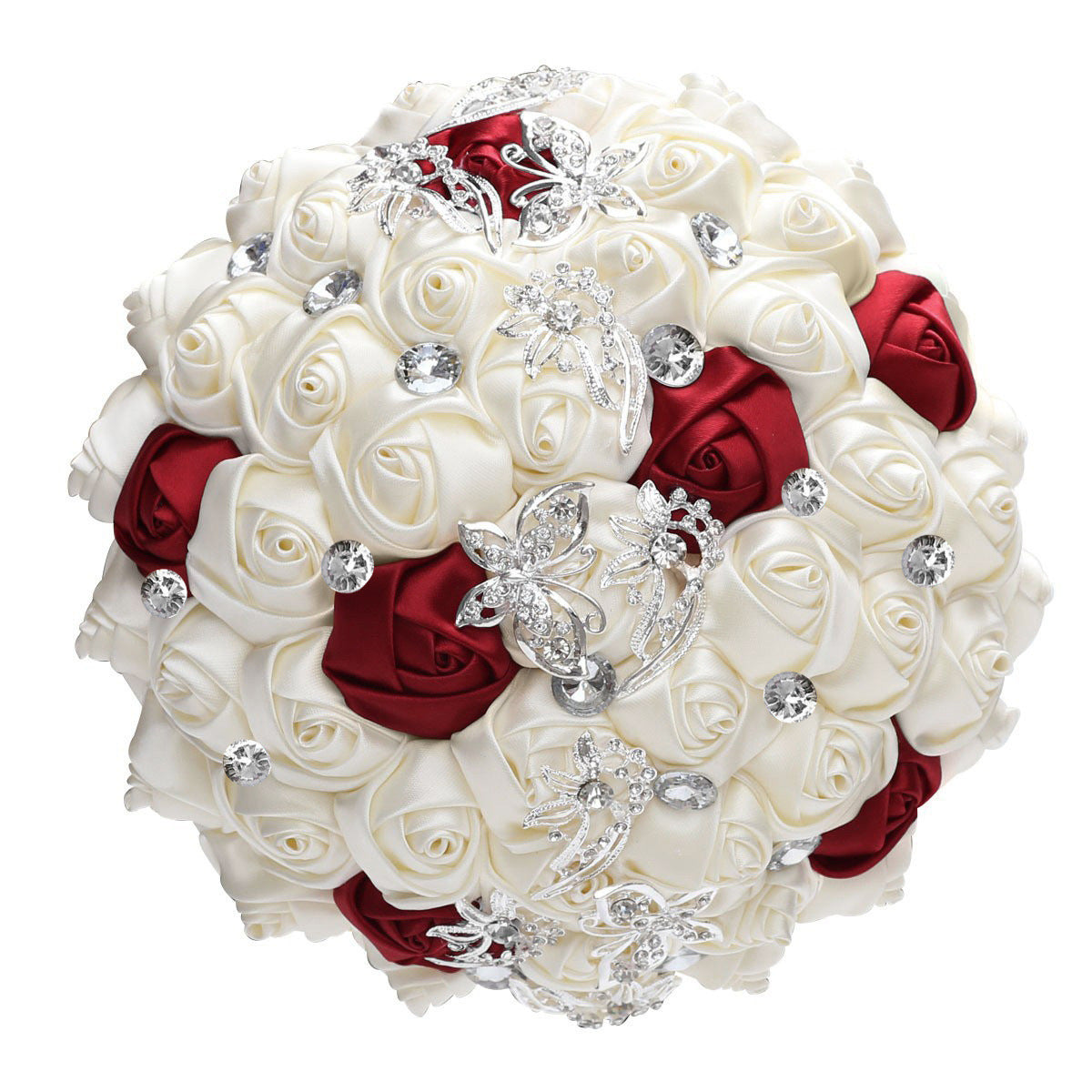 LoveQuince Crystal Butterfly Quinceañera Bouquet W2216-Z