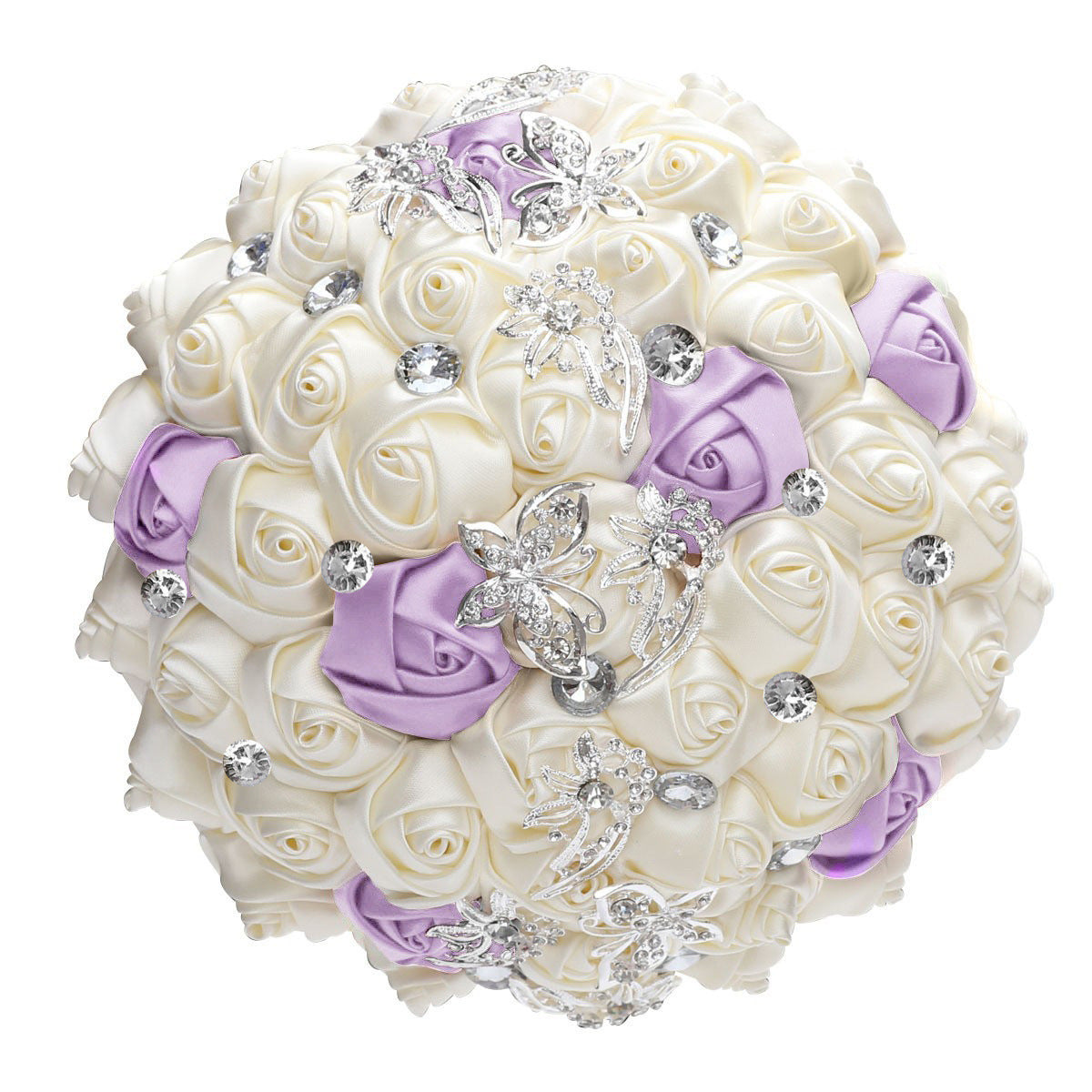 LoveQuince Crystal Butterfly Quinceañera Bouquet W2216-Z