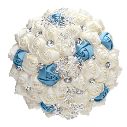 LoveQuince Crystal Butterfly Quinceañera Bouquet W2216-Z