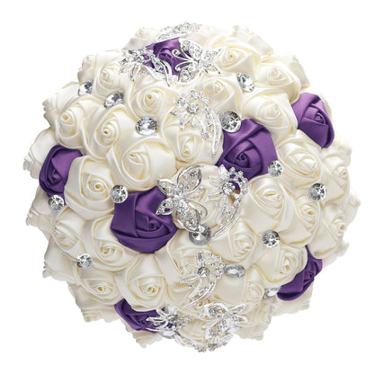 LoveQuince Crystal Butterfly Quinceañera Bouquet W2216-Z