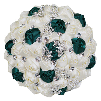 LoveQuince Crystal Butterfly Quinceañera Bouquet W2216-Z