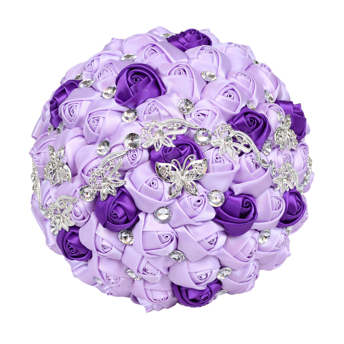 LoveQuince Crystal Butterfly Quinceañera Bouquet W2216-Z
