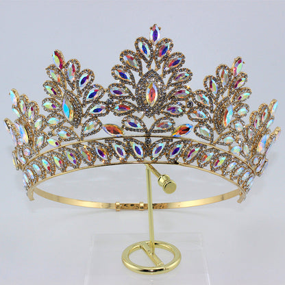 Royal Baroque Crystal Quinceañera Crown LY-A202
