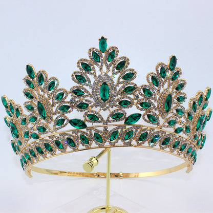 Royal Baroque Crystal Quinceañera Crown LY-A202